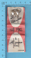 Vintage Hat Pins & All Purpose Pins, Ribbon Hat Made In Japan - Cuffie, Cappelli, Berretti