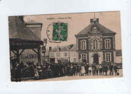 CPA Rétrécit  , Abîmée   -  Hornoy  - L'Hôtel De Ville - Hornoy Le Bourg