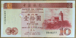 Banco Da China 10 Patacas 2001 UNC Non Circulé - Macao