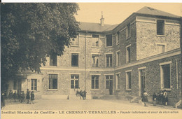 Le Chesnay Versailles (78 Yvelines) Institut Blanche De Castille - école Privée - La Cour De Récréation - édit. Bertrand - Le Chesnay