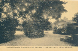 Le Chesnay - Versailles (78 Yvelines) Institut Blanche De Castille - école Privée - Un Coin Du Jardin - édit. Bertrand - Le Chesnay