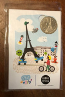 75006 PARIS TOUR EIFFEL P'TIT VELIB MDP 2015 MEDAILLE SOUVENIR MONNAIE DE PARIS JETON TOURISTIQUE MEDALS COINS TOKENS - 2015