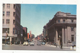 Cp, CANADA, Quebec, SHERBROOKE, Wellington Street , écrite , Ed. P.E. Genest Enr. , Automobiles - Sherbrooke