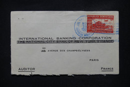 RÉPUBLIQUE DOMINICAINE - Enveloppe Commerciale De San Domingo  Pour Paris En 1950 - L 108817 - Dominicaine (République)