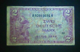 Germany 1948: 2 Deutsche Mark - 2 Deutsche Mark