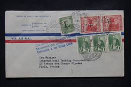 COLOMBIE - Enveloppe Commerciale De Barranquilla Pour Paris En 1952 - L 108829 - Colombia