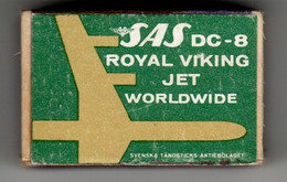 DK : SAS DC-8 Worldwide & Caravelle Europe And Middle East - Matchboxes