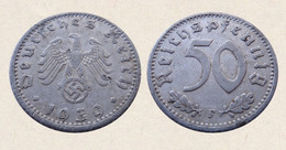 !!! GERMANIA 50 REICHSPFENNIG 1939 F !!! - 50 Reichspfennig