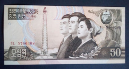 50 Won Banknote From Northkorea, Uncirkulated (read Text) - Otros – Asia