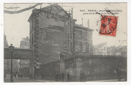 75 - PARIS - 5e -  ANCIEN HÔTEL-DIEU, PRIS DE LA RUE DE LA BUCHERIE - 1908 - CLICHÉ RARE - Arrondissement: 05