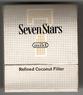 BE : Pub Cigarettes Marque Japonaise "Seven Stars" Mild (Renommé Après "Mild Seven") : Distribué En FR - Boites D'allumettes