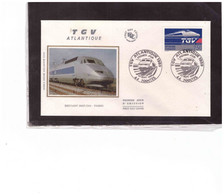 TEM15199  - NANTES  23.9.1989  /   FDC FRANCIA   " TGV ATLANTIQUE " - Treni