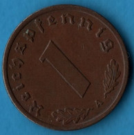 DEUTSCHES REICH 1 Reichspfennig 1939 A KM# 89 Swastika - 1 Reichspfennig