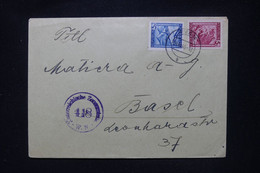 AUTRICHE - Enveloppe De Wien Pour La Suisse En 1946 Avec Contrôle Postal - L 108866 - 1945-60 Cartas