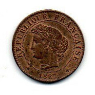 Cérès -  1 Centime 1887 A -  état SUP - Other & Unclassified