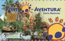 SPAIN - CHIP CARD - PORTO AVENTURA COSTA DAURADA - Andere & Zonder Classificatie