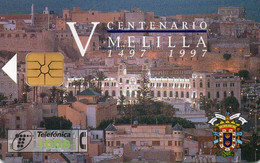 SPAIN - CHIP CARD - V CENTENARIO MELILLA 1497 1997 - Andere & Zonder Classificatie
