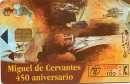 SPAIN - CHIP CARD - PAINTING MIGUEL CERVANTES DON CHISCIOTTE - Other & Unclassified