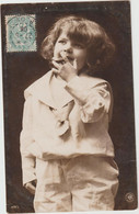 4619 Enfant Fumant Cigare Cigarette 1906 Cuvelier Saint Germain En Laye Maraval Oranovpie Cigar Smoke Fumer - Babies