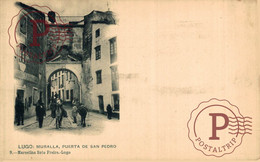 LUGO MURALLA PUERTA DE SAN PEDRO  MARCELINA SOTO FREIRE   GALICIA ESPAÑA - Lugo