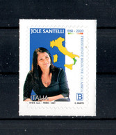 ITALIA  :  JOLE  SANTELLI  - 1 Val.  MNH**  Del  15.10.2021 - 2021-...:  Nuovi