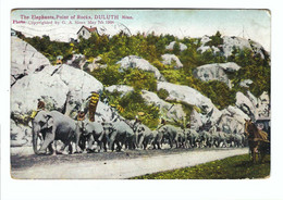 The Elephants,Point Of Rocks , Duluth, Minn. 1909 (stamp Removed) - Duluth