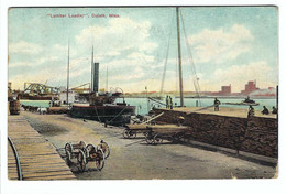 "Lumber Loading", Duluth, Minn. 1909 (stamp Removed) - Duluth