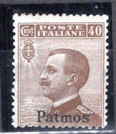 Egeo - Patmo (Patmos) 40 Centesimi ** - Egée (Patmo)