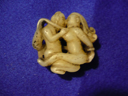 Erotische Jade-Figur- Paar - älter (929) Preis Reduziert - Aziatische Kunst