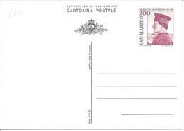 SAINT MARIN Entier Postal Ganzsache 3 CP P60, 63 Et 64 150, 200 à 50L Neuves Montefeltro, Train, Riccione - Interi Postali