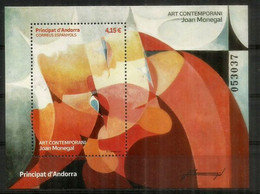 2021. Art Contemporani (Joan Monegal) Peintre Catalan.Pintor Catalán. Hojita Nueva ** / B-F Neuf **. Haute Faciale - Blocks & Sheetlets