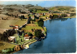 PALADRU VUE GENERALE AERIENNE ET LE LAC - Paladru