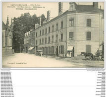 72 LA FERTE-BERNARD. Hôtel Saint-Jean Et Estaminet Boulay. Voiture Ancienne Et Fiacre De Service - La Ferte Bernard