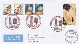 GOOD JAPAN Postal Cover To ESTONIA 2021 - Good Stamped: Birds ; Philanippon - Briefe U. Dokumente