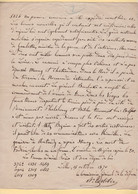 Guerre De 1870 -Testelin Commissaire General De La Defense - 15 Octobre 1870 - Texte Evoquant Les Evenements - Rare - Politico E Militare