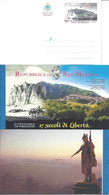 SAINT MARIN Entier Postal Ganzsache Carte Postale CP 2001 0,41€ Neuve Et Carnet Complet Neuf - Entiers Postaux