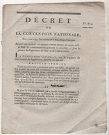 1793 - DECRET CONVENTION NATIONALE / ACCUSES CONDAMNES POUR LE MEME DELIT/ JOINVILLE HAUTE MARNE / IMPRIME A CHAUMONT - Decreti & Leggi