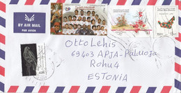 GOOD UAE Postal Cover To ESTONIA 2013 - Good Stamped: Arta ; Bird ; Map ; Football - Verenigde Arabische Emiraten