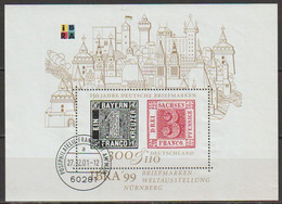 BRD 1999 MiNr.2041 Block 46 O Gest. Postphilatelie Frankfurt Briefmarkenausstellung IBRA 98 Nürnberg ( Bl.172 ) - Blocchi