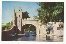 Cp, CANADA, Quebec, PORTE ST LOUIS, ST LOUIS GATE , Photo S.J. Hayward, écrite, Automobiles - Québec – Les Portes