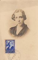 GOOD OLD BELGIUM Maximum Card 1938 - Queen Elisabeth - 1934-1951