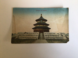 Carte Postale Ancienne (1921) Peking Temple Of Heaven - China