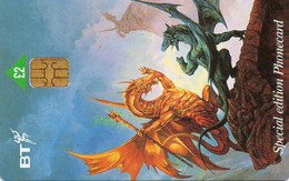 UNITED KINGDOM - CHIP CARD - COMICS - DRAGON - BT General