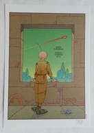 EX LIBRIS Imprimé RECTO VERSO CAZA ET SOLE Hommage à MOEBIUS GIRAUD Signés Mais Non Numérotés XL - Illustratoren A - C