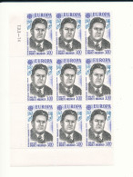 1985 - Europa  - N° 2367 - Bloc De 9 Timbres - Ungebraucht