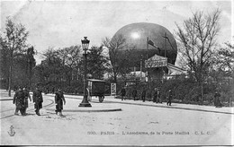 14771 -   Paris -   L' AERODROME LA PORTE MAILLOT  -  BELLE  ANIMATION  - Circulée En 1910 - Luchthaven