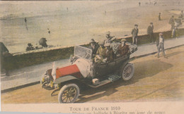Tour De France 1910 .Lapize Et Blaise En Ballade à Biarritz Un Jour De Repos. - Radsport