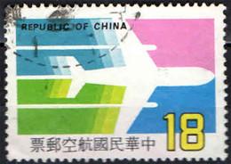 TAIWAN - 1984 - INAUGURAZIONE DELLA CHINA AIRLINES: VOLO PER AMSTERDAM - USATO - Usados