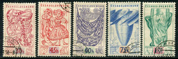 CZECHOSLOVAKIA 1958 World Expo, Brussels Used   Michel 1068-72 - Used Stamps