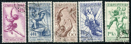 CZECHOSLOVAKIA 1958 Sports Championships Used  Michel 1058-62 - Oblitérés